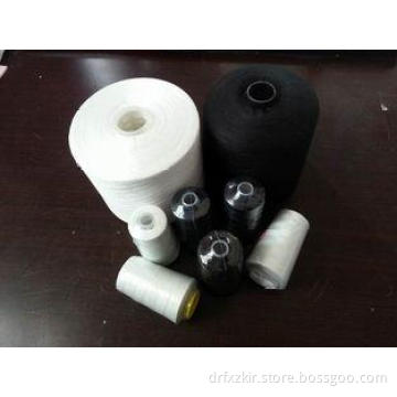 100% Polyester Sewing Thread , Raw White 40s/2 3000yds